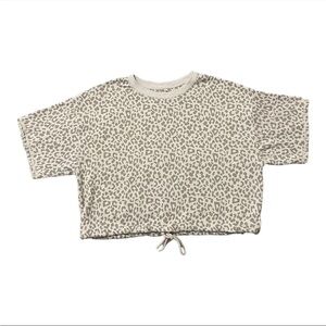 American Eagle cheetah print crop size M
